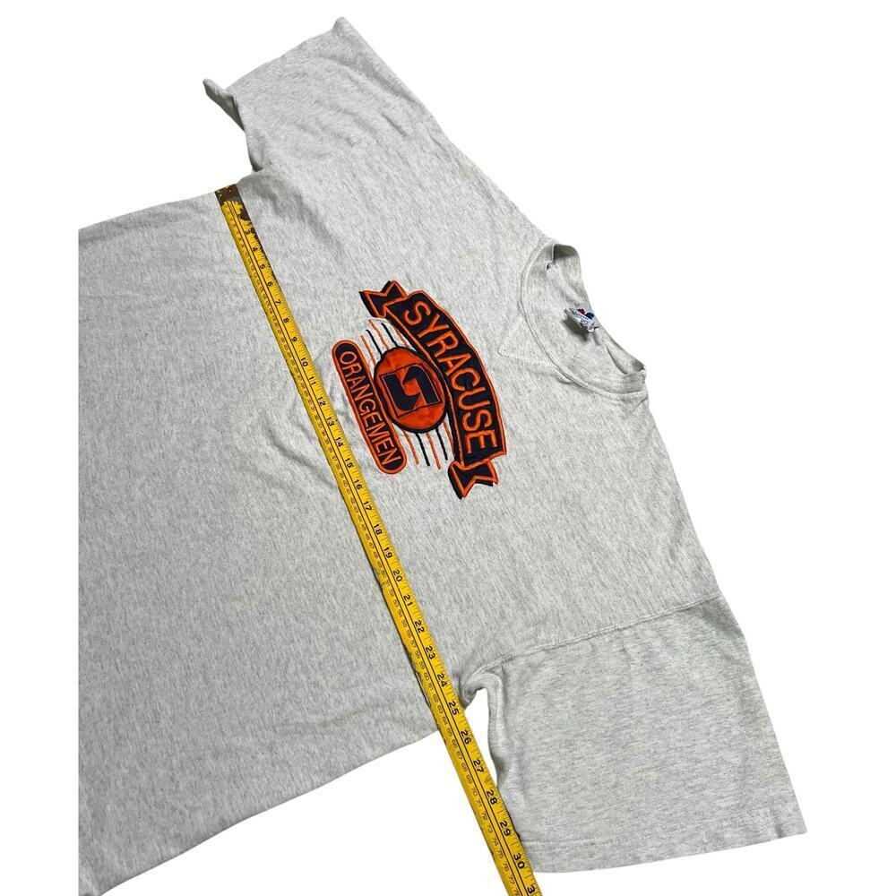 Vintage 90s American College - Syracuse Orange SU University T-Shirt Tee - XL - Picture 8 of 9